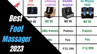 Best Foot and leg Massager in India 2023  JSB vs Lifelong vs Agaro vs Dr Physio [upl. by Yhtomit476]