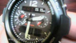 GShock GW2500BD1A  Casio GAviation GW2500 watch [upl. by Marlon]