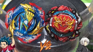 Ultimate Valkyrie prototype vs Astral Spriggan  Beyblade Burst DB [upl. by Whit]