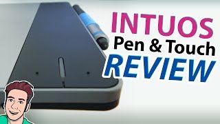 Wacon INTUOS PEN AND TOUCH CTH 480 Small  Review [upl. by Anerb460]