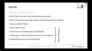 Day 2 1420 Invited Talk Chiplet Interconnect Test and Repair [upl. by Tavey697]