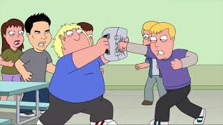 Family Guy  Meg and Chris Cafeteria Fight scene [upl. by Antin543]