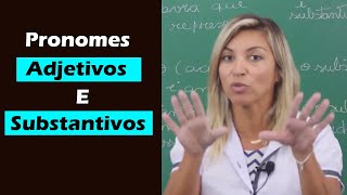 pronomes adjetivos e substantivos [upl. by Pesek]