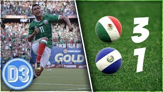 MEXICO vs EL SALVADOR  Resumen  Goles ★ 09Jul2017 ★ D3D2 [upl. by Blanding152]