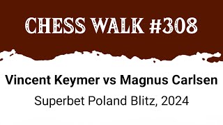 Vincent Keymer vs Magnus Carlsen • Superbet Poland Blitz 2024 [upl. by Nerat329]