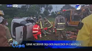 Grave accidente dejó cuatro fallecidos en Carapeguá [upl. by Anela128]