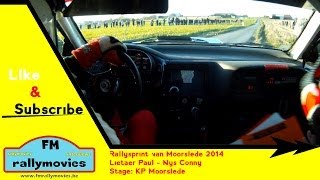 Rallysprint van Moorslede 2014  Onboard Lietaer Subaru S6 WRC HD [upl. by Carolynn]