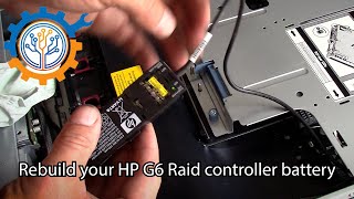 Repair HP G6 Server raid accelerator battery [upl. by Ahsei]