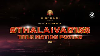 Annaatthe  Title Motion Poster  Superstar Rajinikanth  Sun Pictures  Siva [upl. by Brower]