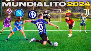 Mundialito Football Challenge tra PRO FREESTYLERS di SerieA [upl. by Arotahs]