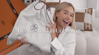 My DREAM Hermès Birkin Unboxing from Redeluxe🍊 Finally off the Wishlist [upl. by Horne]