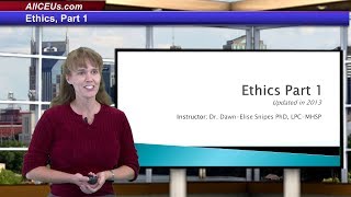 Ethics Part 1 [upl. by Ezarra]