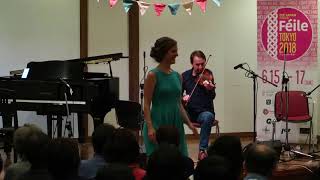 【Feile Tokyo 2018】 Oisin MacDiarmada amp Samantha Harvey 【Reels with SeanNos dancing】 [upl. by Arezzini]