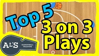 Top 5 BEST 3 on 3 Basketball Plays [upl. by Avlem476]