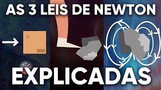 As 3 Leis de Newton EXPLICADAS [upl. by Annohsat]