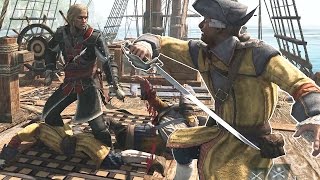 Assassins Creed 4 Black Flag Edward Kenway vs Man O War [upl. by Niwhsa]