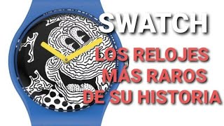 Relojes Swatch Los modelos más raros y artísticos a lo largo de su historia [upl. by Alyekahs873]