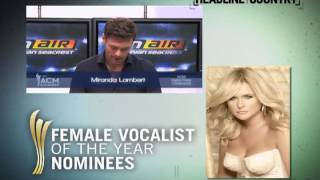 ACM Nominations 2013 [upl. by Sorodoeht]