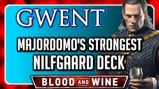 Witcher 3 🌟 BLOOD AND WINE GWENT ► Beat the Strongest Nilfgaard Deck Majordomo [upl. by Ahsier898]