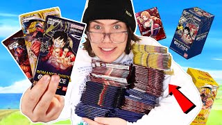 Opening 120 Different ONE PIECE Booster Packs [upl. by Sjoberg]