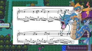 quotRoute 210 Dayquot from quotPokémon DPPtquot  Piano Sheet Music D [upl. by Gatias768]