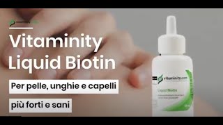 Vitaminity Liquid Biotin  Integratore biotina [upl. by Eelan]