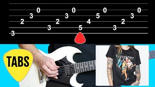 Weezer  Undone  The Sweater Song  How to play on Guitar Tutorial with Tabs on Screen [upl. by Aihsened]