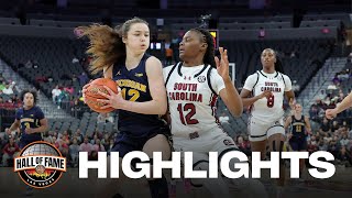 South Carolina vs Michigan 2024 Hall of Fame Series womens basketball highlights [upl. by Sherill]