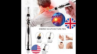 Acupuncture Pen Electric Meridians Laser Therapy Heal Massage Pen Meridian Energy Pen Relief Pain [upl. by Conard]