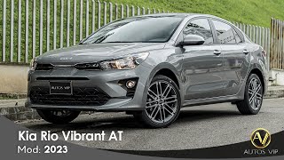 Kia Rio Vibrant AT 2023  Autos VIP [upl. by Terrye]