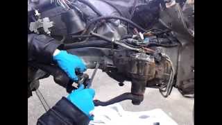 How to replace a STEERING GEAR BOX [upl. by Yrtsed772]