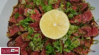 Beef Tataki  How To Make Sushi Series [upl. by Yelekalb]