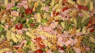 How to Make Pasta salad  Quick Appetizers  KitchenNotesFromNancy [upl. by Donatelli]