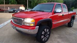 2000 GMC Sierra 2500 Ex Cab SLT 60 4x4 Walk Around Personal Vehicle Video 3 [upl. by Nylodam]