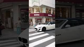 Beautiful Maserati GranCabrio in Tokyo shorts [upl. by Russi298]