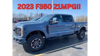 2023 Ford F350 high output powerstroke 67l 500hp great fuel mileage [upl. by Sillyrama]