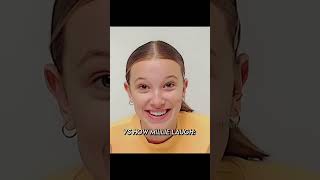 How To Laugh With Millie 😂🤣milliebobbybrown shorts trending [upl. by Adelaide]