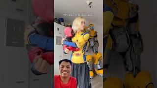 Baby Deadpool cosplay deadpool marvel spiderman comiccon backstreetboys funny shortvideo [upl. by Obrien]