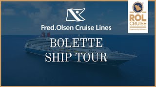 Bolette Ship Tour  Fred Olsen Cruise Lines [upl. by Tahpos]