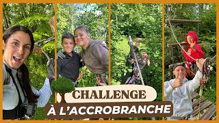 CHALLENGE ACCROBRANCHE AVEC LA PNRFAMILY [upl. by Ridinger]