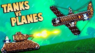 AIR STRIKE INCOMING Planes vs Tanks in Forts Forts Multiplayer Gameplay [upl. by Kira]