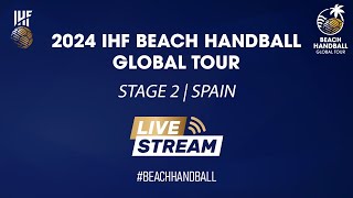 Portugal vs Denmark  Round Robin  2024 IHF Womens Beach Handball Global Tour [upl. by Leupold]