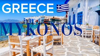 MYKONOS 🇬🇷Greece  Walking Tour  Travel Guide [upl. by Sadella]