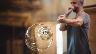 ITALIAN GLASSBLOWING meets DESIGNER LIGHTING how each OLEV NUANCE is made [upl. by Kcam108]