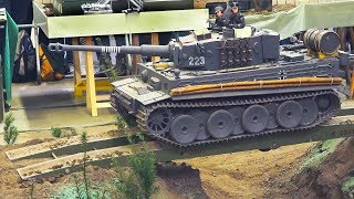 RC MODEL SCALE TANKS RC MILITARY VEHICLES RC CONSTRUCTION IN DETAIL AND ACTION [upl. by Lissi]