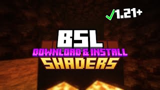 BSL Shaders 121  download amp install BSL Shaders for Minecraft 121 [upl. by Urissa]