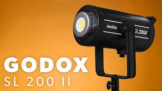 Godox SL 200 II  The Best LED Studio Light [upl. by Crescint54]