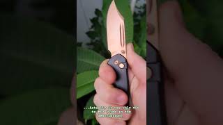 Rose Gold Bowie Pyrite is a good price point cjrbpyrite knifecommunity shorts [upl. by Ahsiri149]