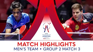 Nandan Naresh USA vs Dimitrij Ovtcharov GER  MT G2  Match 3  ITTFWorlds2024 [upl. by Anair225]