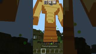 minecraft Ben 10 ultimatix ultimate humungousaur plz support me noobgamershorts ben10minecraftmod [upl. by Bushweller]